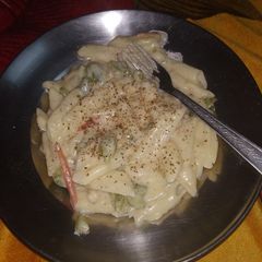 A picture of White Penne Pasta.