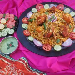 Karachi famous AlRehman Biryani A picture of Karachi famous AlRehman Biryani.