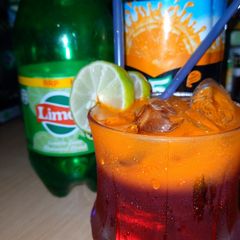 Sunrise mocktail A picture of Sunrise mocktail.