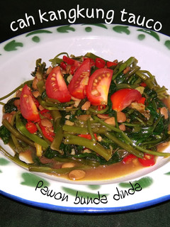 Foto resep Cah kangkung tauco