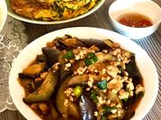 Hình ảnh của cà tím xào thịt băm