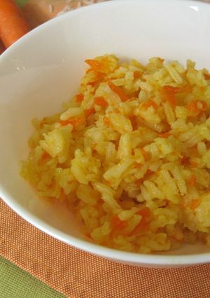 Sárgarépás rizs recept fotója