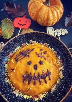 A picture of Pumpkin Halwa #cookeverypart.