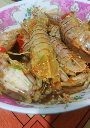Foto resep Udang Kipas pedas manis