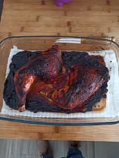 Una foto de Pollo al Algarve