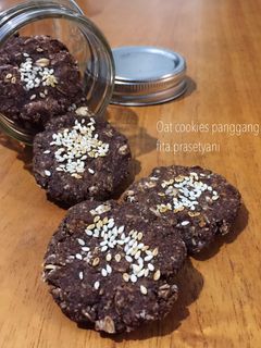 Foto resep Oat cookies panggang teflon