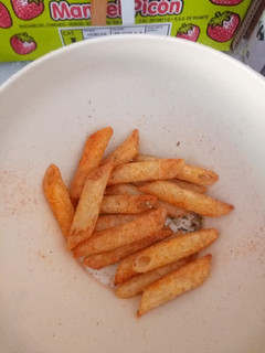Una foto de Aperitivo de macarrones fritos