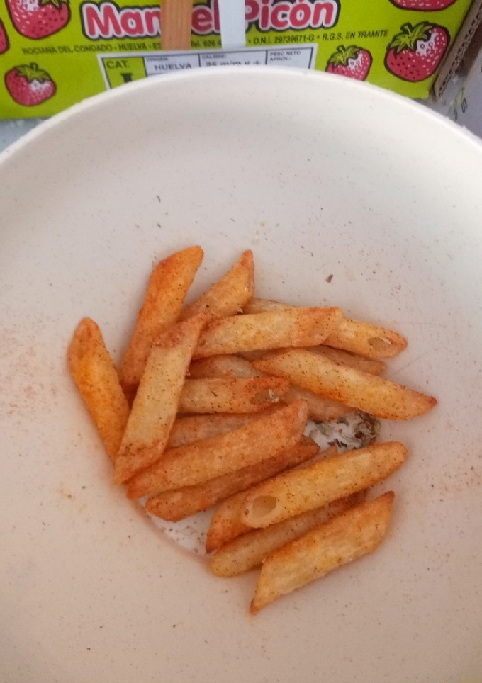 Una foto de Aperitivo de macarrones fritos
