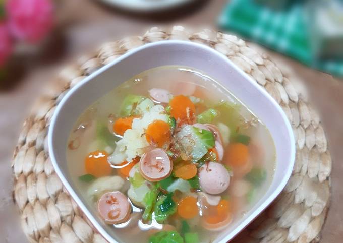 Resep Sayur Sop Sosis Oleh Arum Yusia Cookpad