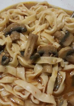 Foto resep Mie Homemade (Mie Jamur)