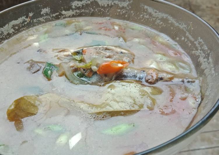 Proses memasak Pindang santan kuah pedas yang Enak