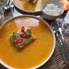 A picture of Laksa-Style Poached Cod.