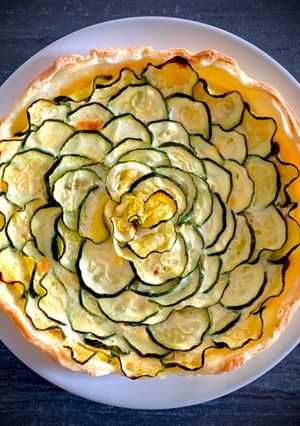Foto di Torta salata zucchine e scamorza