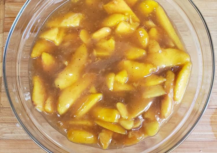 Simple Way to Prepare Speedy Peach (or other fruit) Pie Filling