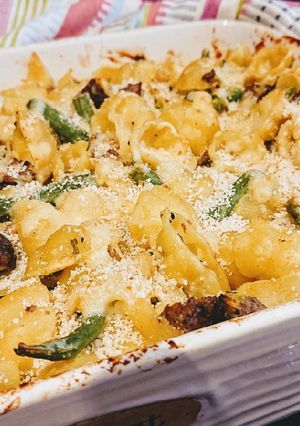 A picture of Healthy Macaroni and Cheese.