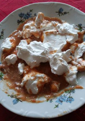 Gesztenyés habos sűtőtök krém recept fotója