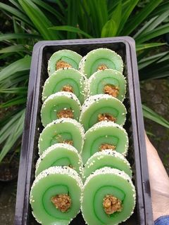 Foto resep (222) Mochi Gulung Pandan