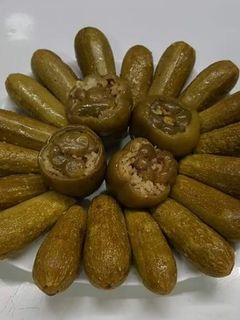 صورة لوصفة محشي كوسا وفليفلة بالليمون