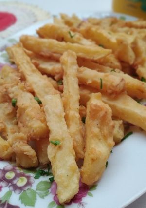 Foto resep Kentang goreng tepung (crispy potato 🍟)