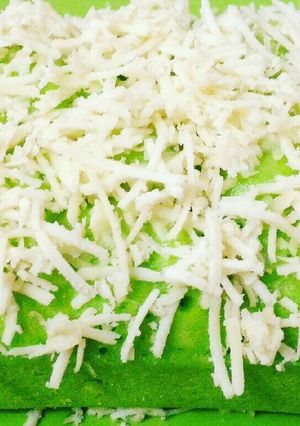 Foto resep Brownies kukus rasa pandan