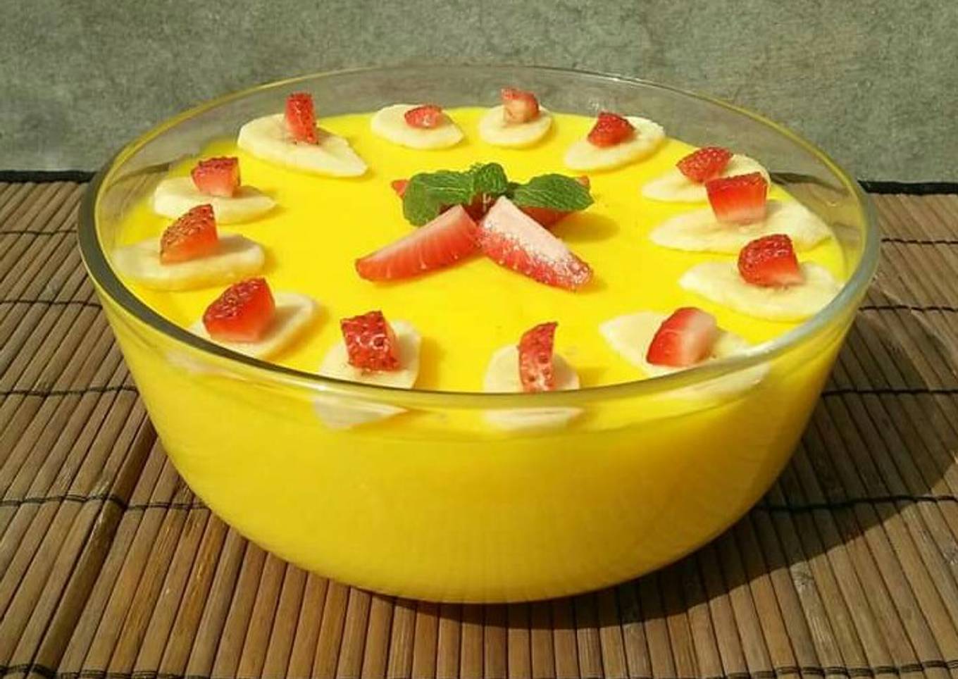 3 color mango custard๐๐ฎ๐๐