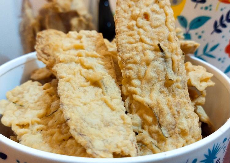 Resep Keripik tempe kulit tebal, Enak Banget