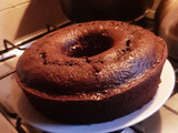 Torta de chocolate, miel y coco