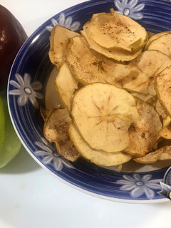 Una foto de Chips de manzana
