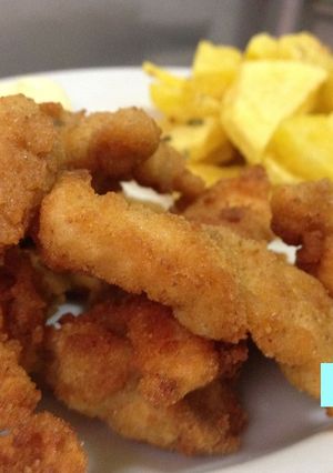 Una foto de Chicharrón de pollo