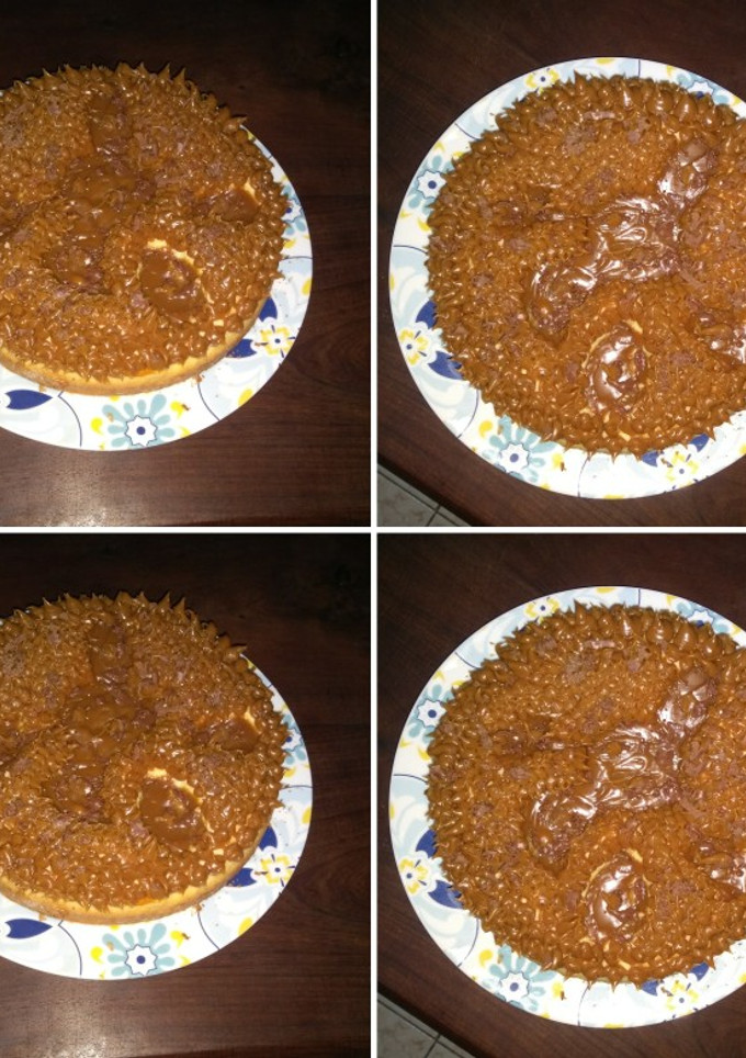 Una foto de Budín de coco y dulce de leche