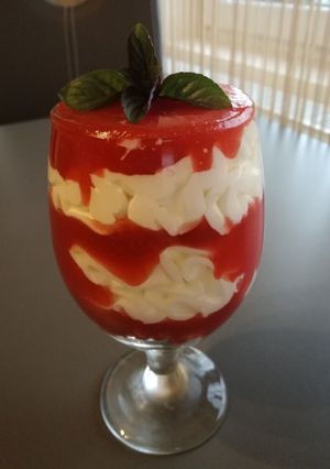 Mascarpone krém epervelővel recept fotója