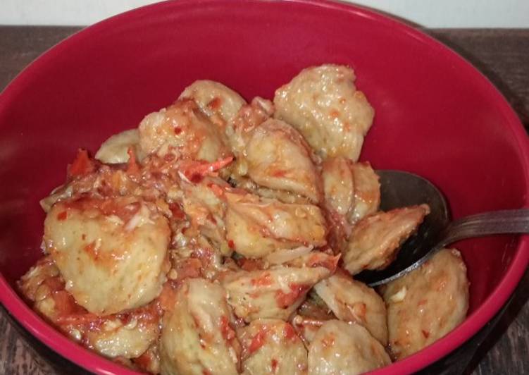 Resep Bakso Goreng Mercon Simple, Sempurna