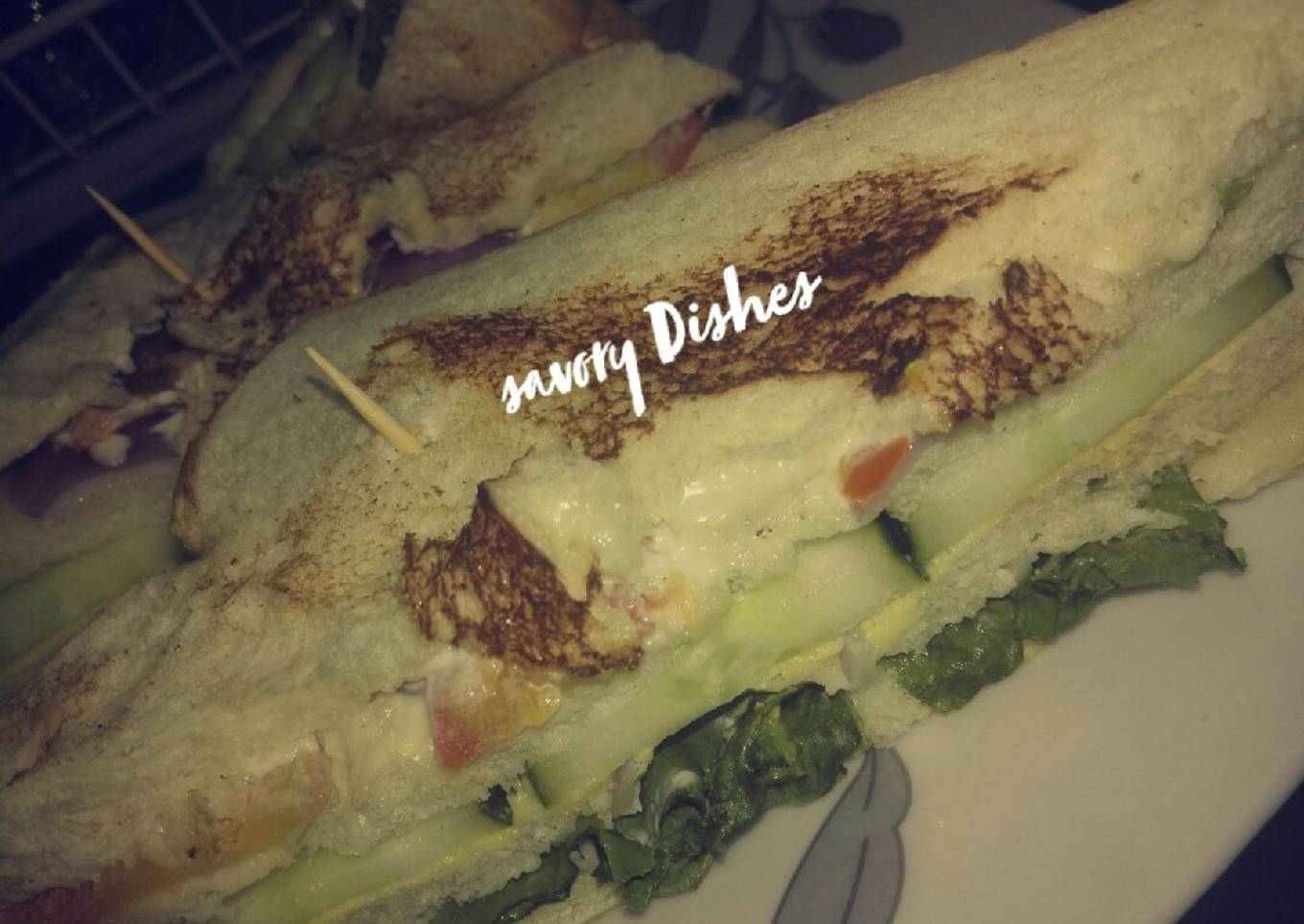 Creamy Veg. sandwich