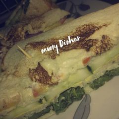 A picture of Creamy Veg. sandwich.