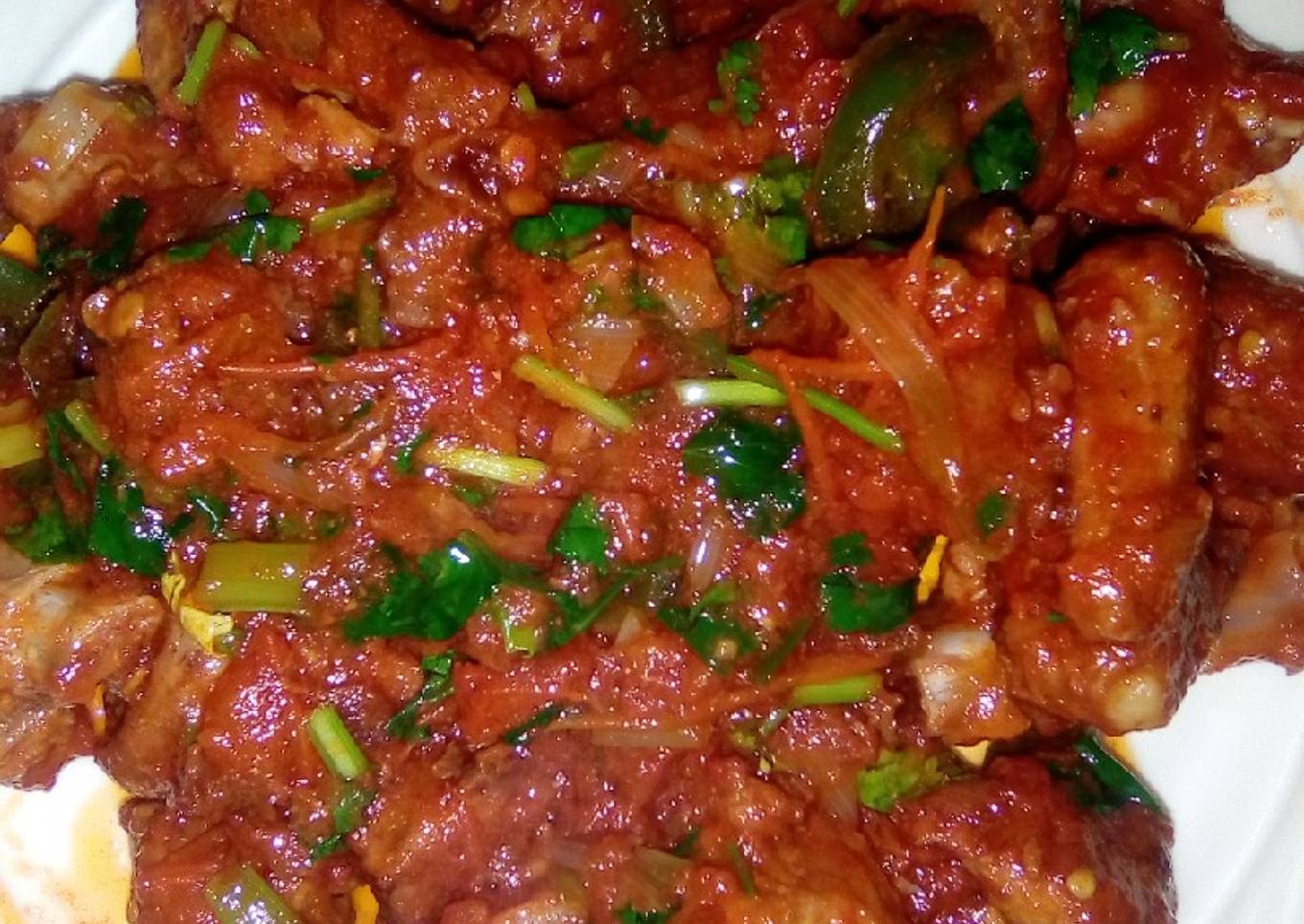 Wet fry pork
