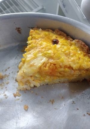 Una foto de Tarta de zapallo y choclo