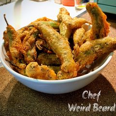 A picture of Tempura Fried Shishito Peppers.