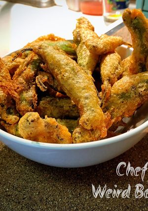 A picture of Tempura Fried Shishito Peppers.