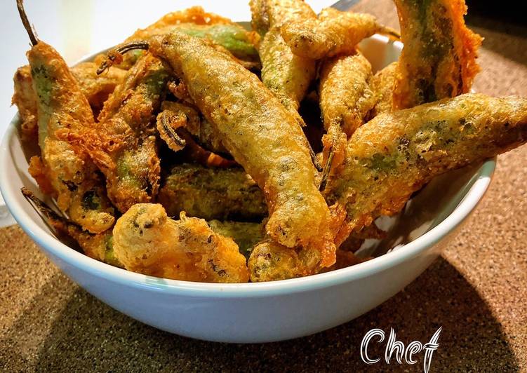 Easiest Way to Make Quick Tempura Fried Shishito Peppers