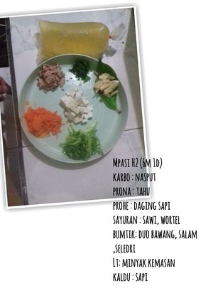 Foto resep Mpasi h2