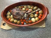 Una foto de paletilla de cordero lechal al horno
