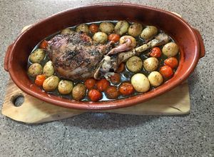 Foto principal de Pierna de cordero lechal al horno