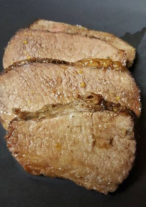 A picture of Apple-Glazed Beef Brisket.