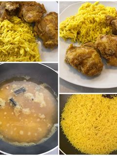 صورة لوصفة رز المقلاه