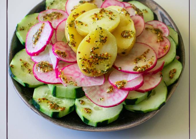 Ensalada de patata, rábano y pepino ? Receta de Paula Hinke Nutrición-  Cookpad