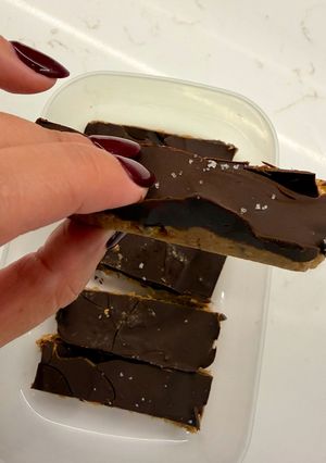 Φωτογραφία της συνταγής Μπάρες cookie dough