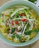Bún vịt, măng tươi