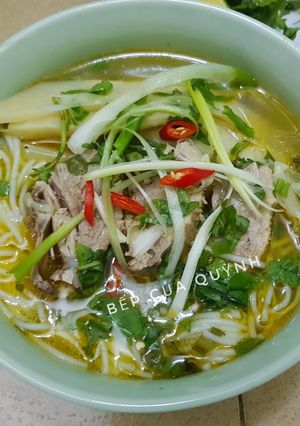 Hình của món Bún vịt, măng tươi.