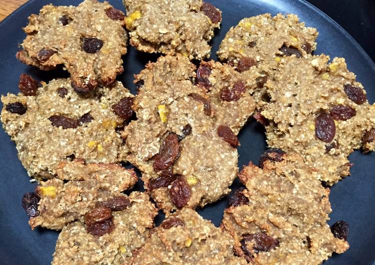 Rahasia Bikin Snack pisang raisin oat cookie Anti Gagal