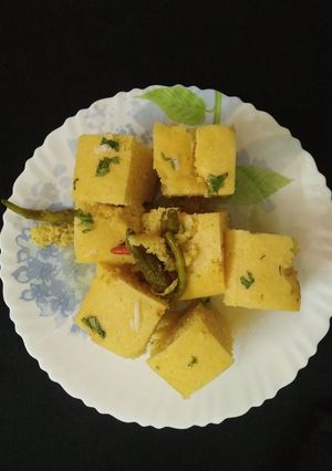 A picture of Dhokla.